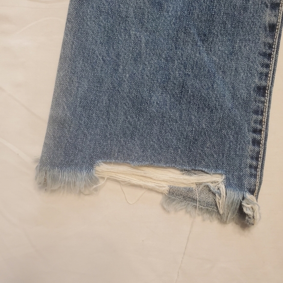 Hollister Juniors Sz 11R High Rise Vintage Straight Embroidered Jeans Button Fly - Picture 6 of 9